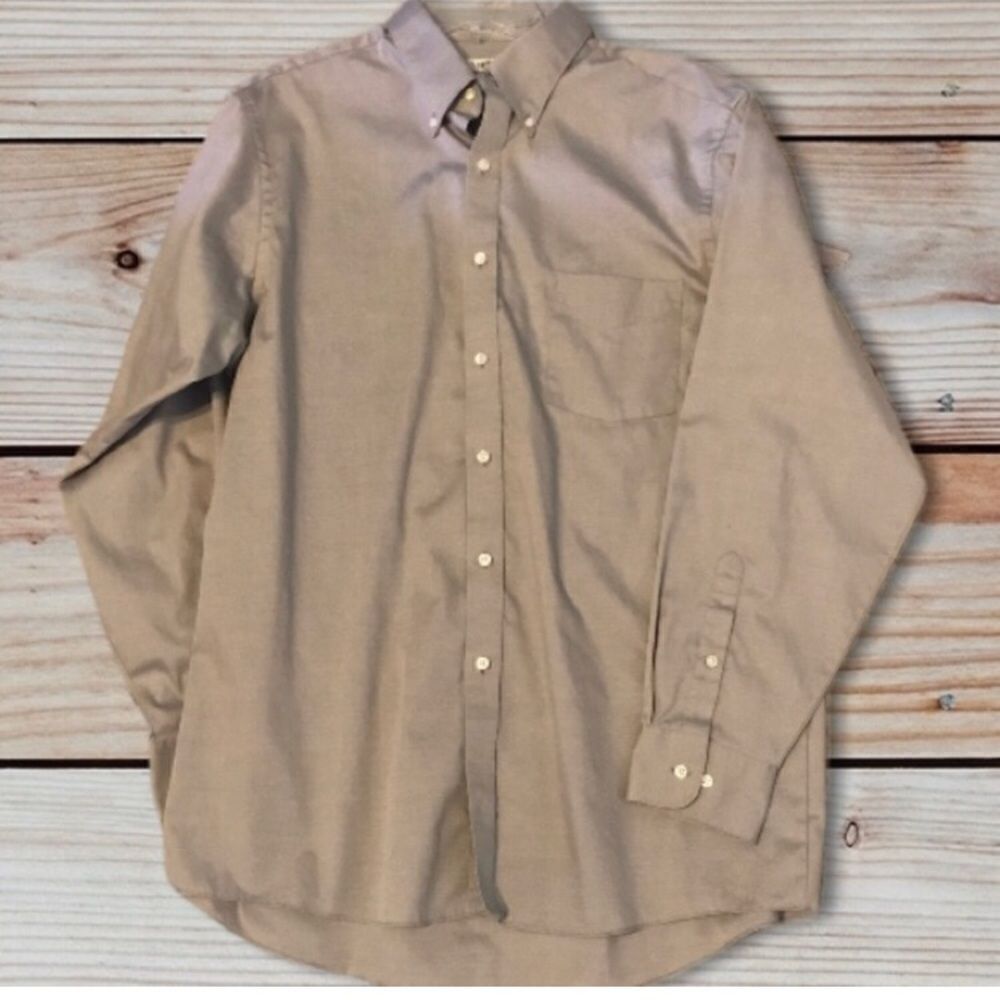 Van Heusen Pinpoint Oxford 16 1/2 Grey Shirt